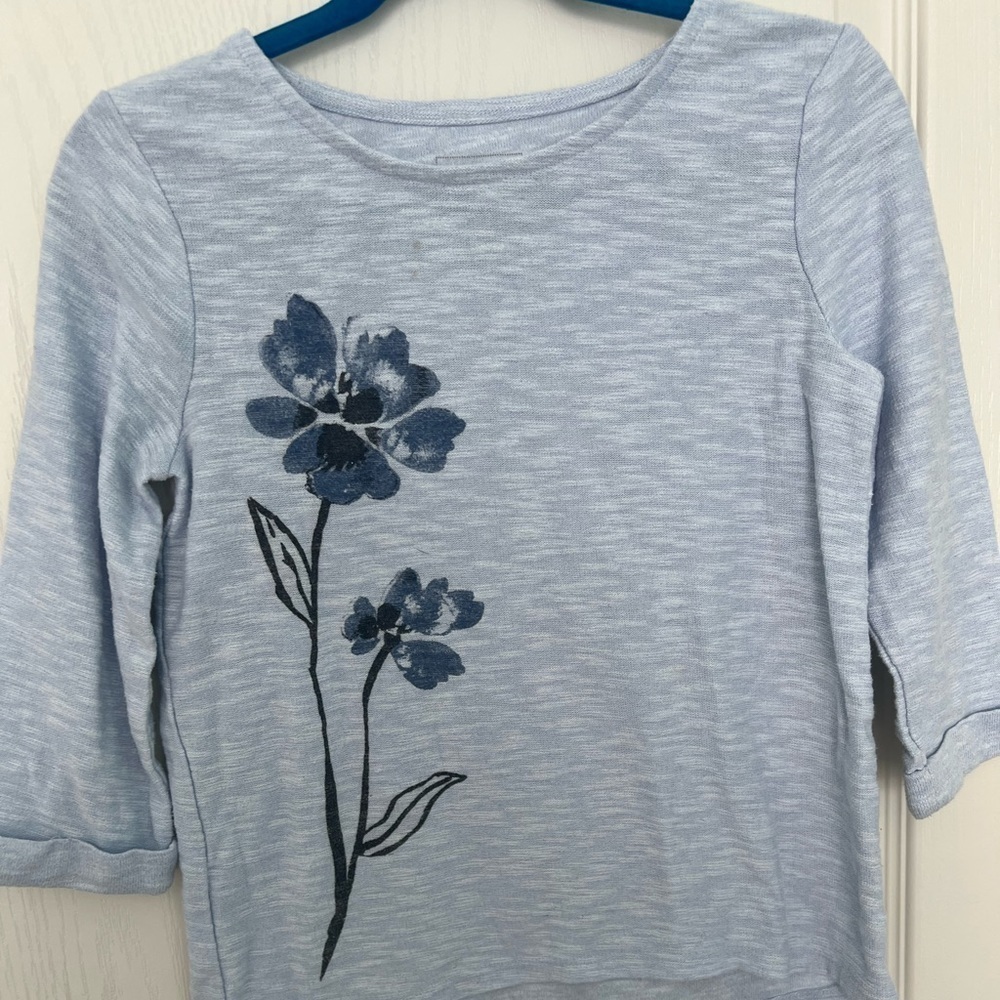 Girls top, size 6, Sonoma, great condition, linen like texture